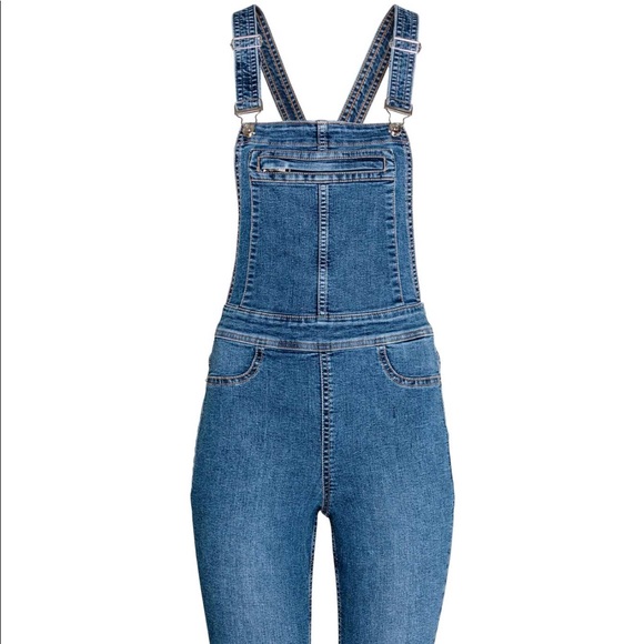 h&m denim overalls